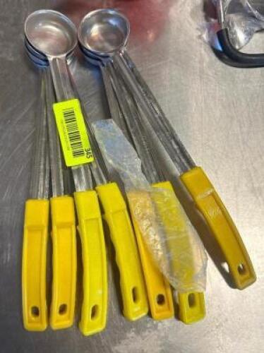 (7) STAINLESS PORTION SERVERS.