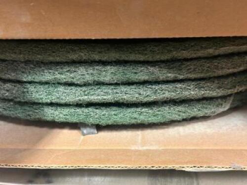 (1) BOX OF FLOOR SCRUBBING PADS