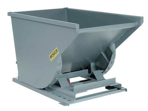 DESCRIPTION: (1) HEAVY DUTY SELF DUMPING FORKLIFT HOPPER BRAND/MODEL: GLOBAL INDUSTRIAL/15077-GRY INFORMATION: 6000LB CAPACITY, GREY RETAIL$: $1,375 S