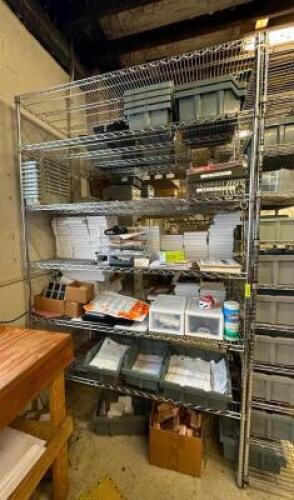 SIX TIER METAL WIRE SHELF