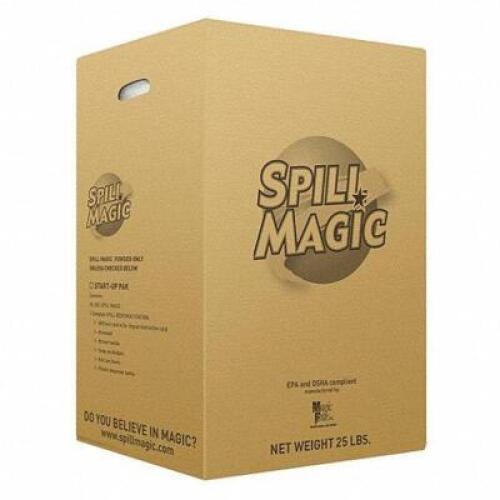 DESCRIPTION: (1) ABSORBENT POWDER BRAND/MODEL: SPILL MAGIC #437J90 INFORMATION: ALUMINA SILICATE RETAIL$: $24.33 SIZE: 25 LB QTY: 1
