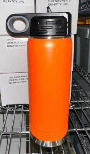 (7)- ORANGE WATER BOTTLES