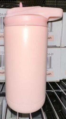 (24)- MATTE BLUSH WATER BOTTLES