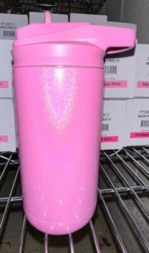 (20)- PINK MAGIC GLITTER WATER BOTTLES