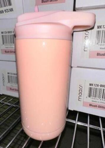 (34)- BLUSH GLITTER WATER BOTTLES