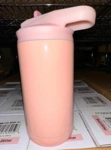(24)- BLUSH GLITTER WATER BOTTLES
