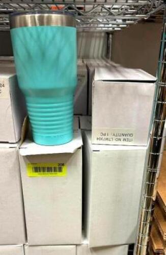 (48) TEAL TUMBLERS