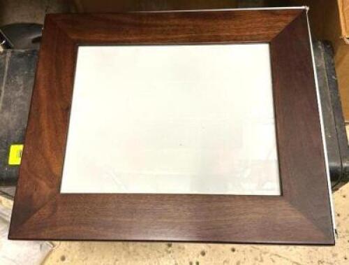 (8) WOOD FRAMED PICTURE FRAMES