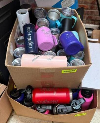 (2) BOXES OF ASSORTED TUMBLERS