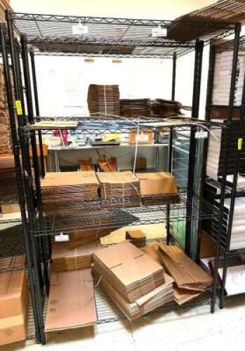 4-TIER METAL SHELVING UNIT