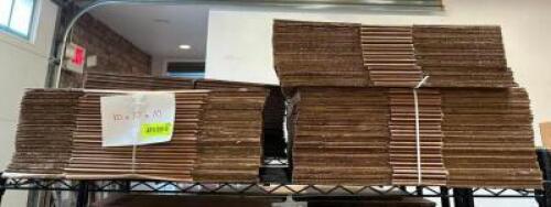 LOT OF CARDBOARD BOXES AS SHOWN
