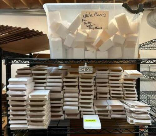 LOT OF ASSORTED PRODUCT BOXES AS SHOWN