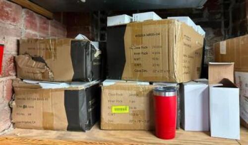 BOXES OF ASSORTED TUMBLERS AS SHOWN