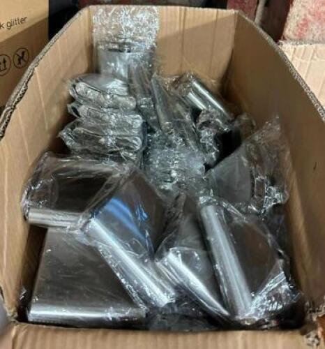 BOX OF FLASKS