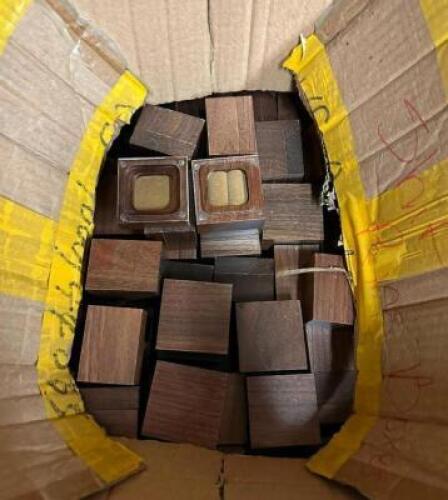 BOX OF WOODEN JEWELRY BOXES