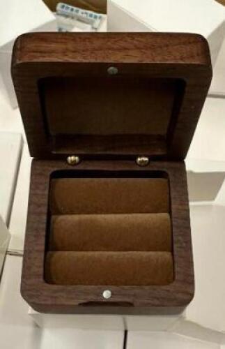 ONE BOX FULL OF WOODEN JEWELRY CASES