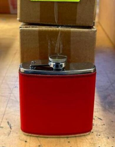 (20) RED FLASKS