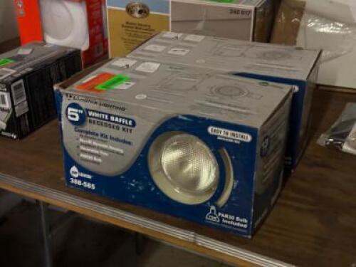 (2) 5" RECESSED LIGHT FIXTURES