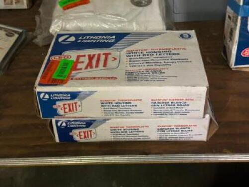 (2) EXIT SIGNS