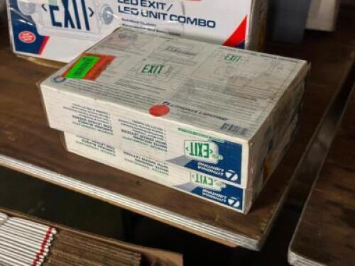 (2) EXIT SIGNS