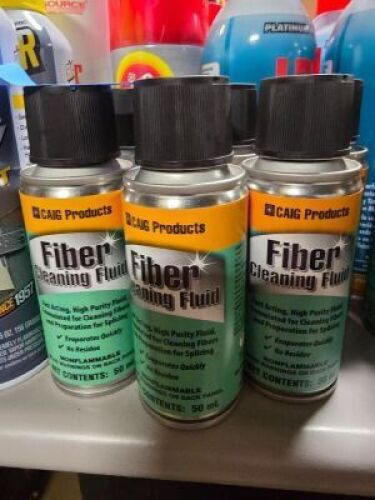 DESCRIPTION: (9) FIBER CLEANING FLUID BRAND/MODEL: CRAIG PRODUCTS SIZE: 50 ML RETAIL$: $10.00 EA QTY: 9