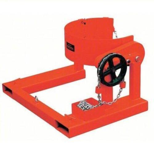 DESCRIPTION: (1) DRUM LIFTER BRAND/MODEL: DAYTON #21VG49 INFORMATION: 800LB MAX LOAD CAPACITY SIZE: 16 1/4 IN OVERALL HT, 26 3/8 IN X 38 1/2 IN X 16 1