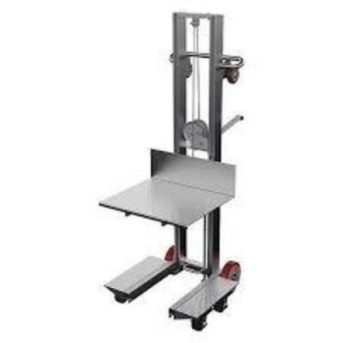 DESCRIPTION: (1) QUICK LIFTBRAND/MODEL: VESTIL #PEL-100 A-D3INFORMATION: 125LB CAPACITY, DC POWEREDSIZE:&nbsp;23-1/2"W x 18-1/2"L PLATFORMRETAIL$: $3299.00 EAQTY: 1