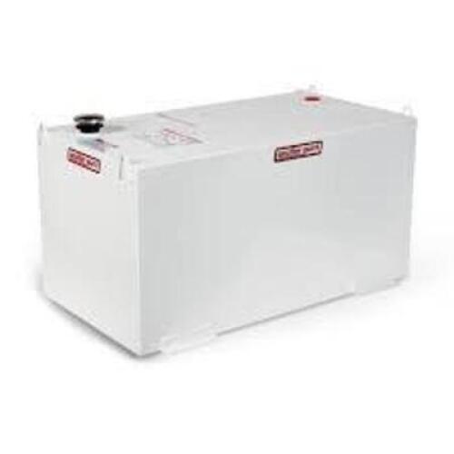 DESCRIPTION: (1) FUEL TANKBRAND/MODEL: WEATHER GUARDINFORMATION: WHITE, SEE INSPECTIONSIZE: APPROX 42 1/2" X 15 1/2" X 14"RETAIL$: $1029.99 EAQTY: 1