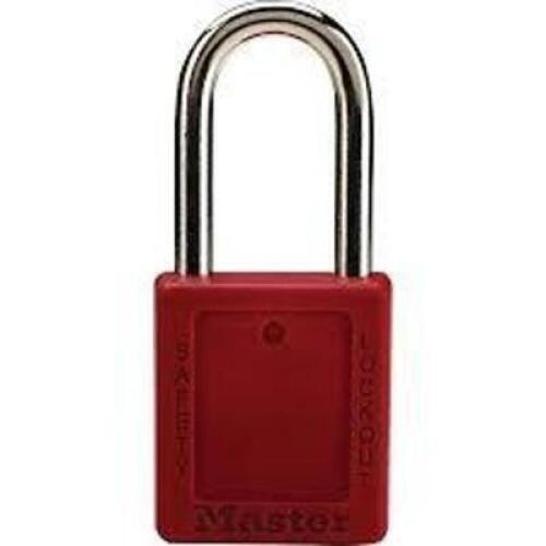 DESCRIPTION: (18) SAFETY PADLOCKBRAND/MODEL: MASTER LOCKINFORMATION: REDRETAIL$: $294.15 TOTALQTY: 18