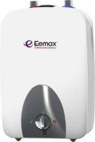 DESCRIPTION: (1) MINI ELECTRIC HOT WATER HEATER BRAND/MODEL: EEMAX #EMT2.5 SIZE: 2.5 GALLON RETAIL$: $162.50 EA QTY: 1
