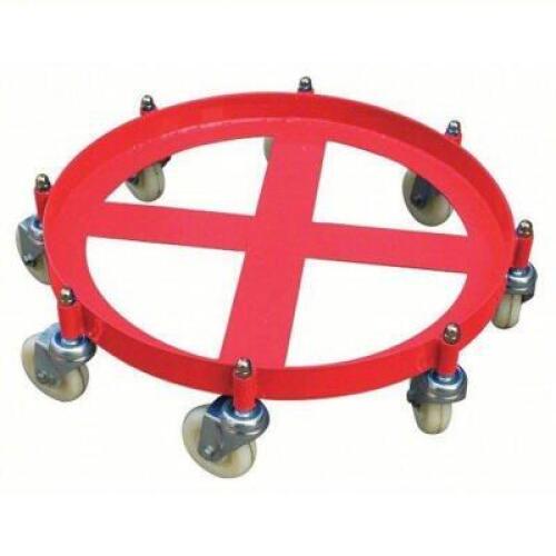 DESCRIPTION: (1) CROSS-BRACE DRUM DOLLY WITH SUPPORT RING BRAND/MODEL: PART NUMBER #48J136 INFORMATION: 2000 LB LOAD CAPACITY SIZE: 55 GAL RETAIL$: $1