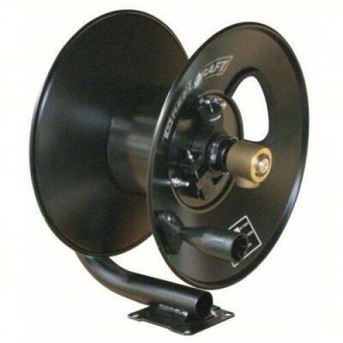 DESCRIPTION: (1) HAND CRANK HOSE REEL BRAND/MODEL: REELCRAFT #5KPD1 INFORMATION: BRASS SIZE: 3/8 IN I.D., 13 1/4 IN L X 19 1/2 IN W X 15 5/8 IN H RETA