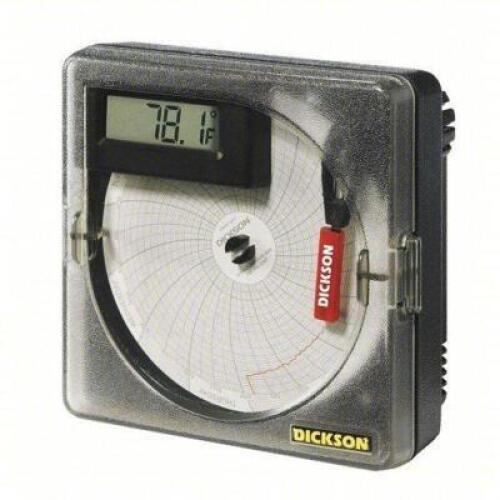 DESCRIPTION: (2) CIRCULAR CHART RECORDER BRAND/MODEL: DICKSON #2HZD3 INFORMATION: 24 HR / 7 DAY SIZE: 4" DIAMETER RETAIL$: $356.63 EA QTY: 2