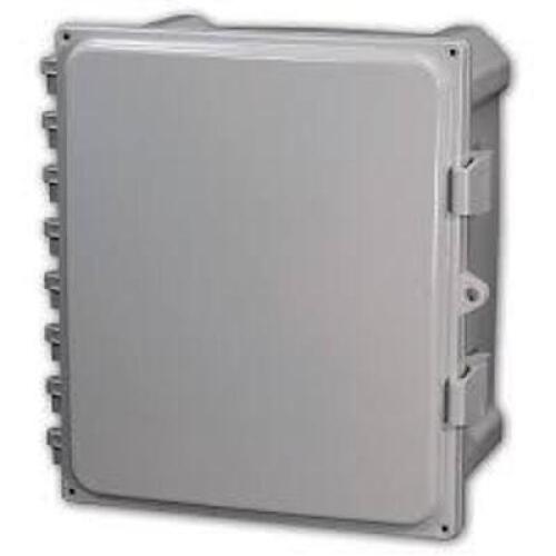 DESCRIPTION: (3) NON METALLIC ENCLOSURE BRAND/MODEL: ROHS #AMP864LF SIZE: 8 X 6 X 4" RETAIL$: $63.61 EA QTY: 3