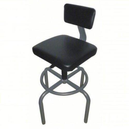 DESCRIPTION: (1) TASK STOOL BRAND/MODEL: PART NUMBER #44N715 INFORMATION: PNEUMATIC LEVER, GRAY, 4 LEGS SIZE: 40 1/4 IN OVERALL HT, 15 1/2 IN SEAT WD