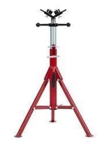 DESCRIPTION: (1) FOLDING SUPERJACK BRAND/MODEL: PRODUCT NUMBER #10641 INFORMATION: PIPE STAND WITH V-HEAD SIZE: 8" RETAIL$: $152.89 EA QTY: 1