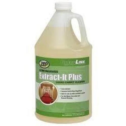 DESCRIPTION: (2) LIQUID CARPET CLEANER BRAND/MODEL: ZEP EXTRACT-IT PLUS SIZE: 1 GALLON RETAIL$: $25.00 EA QTY: 2