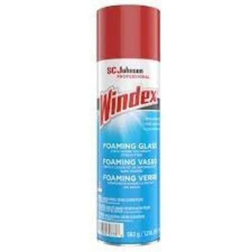 DESCRIPTION: (5) FOAMING GLASS CLEANER BRAND/MODEL: WINDEX SIZE: 560 G RETAIL$: $8.00 EA QTY: 5