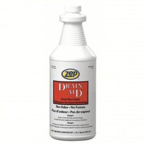 DESCRIPTION: (5) DRAIN AND PIPE CLEANER BRAND/MODEL: ZEP DRAIN AID #451A21 SIZE: 1 QT RETAIL$: $18.00 EA QTY: 5
