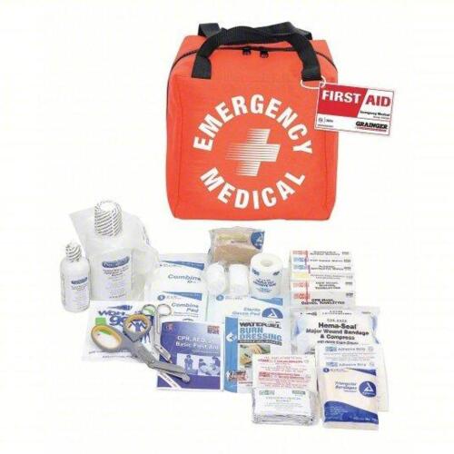 DESCRIPTION: (2) EMERGENCY MEDICAL KIT BRAND/MODEL: PRODUCT NUMBER #39N792 INFORMATION: RED, 183 COMPONENTS, FABRIC BAG RETAIL$: $108.60 EA QTY: 2