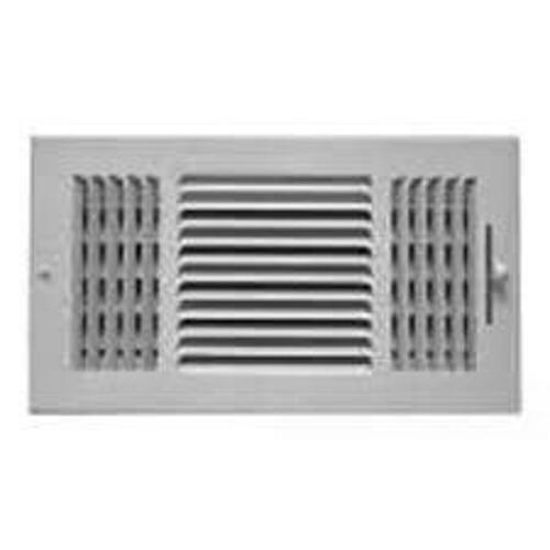 DESCRIPTION: (1) CASE OF (10) REGISTER WITH DAMPER BRAND/MODEL: AIRMATE #01261406CW SIZE: 14 x 6 in. Steel 1-Way Vertical Curved Blade Soppy Register