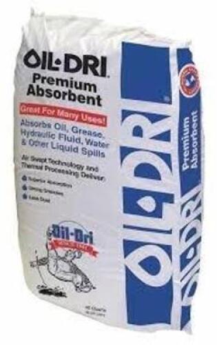 DESCRIPTION: (2) LOOSE ABSORBENT BRAND/MODEL: OIL-DRI #5TP99 SIZE: 20 LB RETAIL$: $18.04 EA QTY: 2