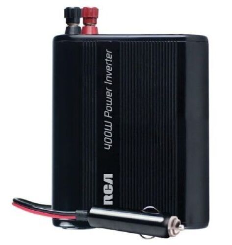 DESCRIPTION: (2) POWER INVERTER BRAND/MODEL: RCA #AH640R INFORMATION: 400 WATT - SEE INSPECTION RETAIL$: $27.99 EA QTY: 2
