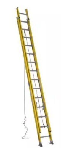 DESCRIPTION: (1) EXTENSION LADDER BRAND/MODEL: WERNER #7128-2 INFORMATION: YELLOW, FIBERGLASS SIZE: 28' RETAIL$: $460.00 EA QTY: 1