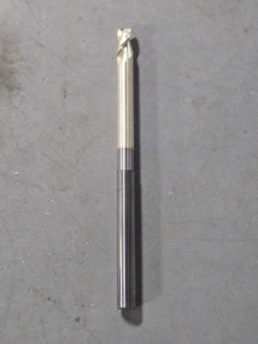 DESCRIPTION: (2) CARBIDE CORNER RADIUS END MILLA BRAND/MODEL: ACCUPRO 48338792 SIZE: 1/4" DIA 3/8" LOC O.O150" RAD RETAIL$: $137.56 QTY: 2