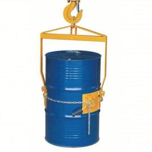 DESCRIPTION: (1) VERTICAL DRUM LIFTER BRAND/MODEL: DAYTON #12R538 INFORMATION: MANUAL TILT, METAL, BODY, VERTICAL SIZE: 55 GAL DRUM CAPACITY RETAIL$: