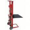 DESCRIPTION: (1) MANUAL PLATFORM LIFT TRUCK BRAND/MODEL: DAYTON #2MPU5 INFORMATION: RED, 750 LB CAPACITY SIZE: 22" X 22" RETAIL$: $1010.87 EA QTY: 1