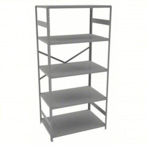 DESCRIPTION: (1) METAL SHELVING BRAND/MODEL: TENNSCO #39FM56 INFORMATION: 5 SHELVES, STANDALONE SIZE: 36" X 24" X 72" RETAIL$: $370.21 EA QTY: 1