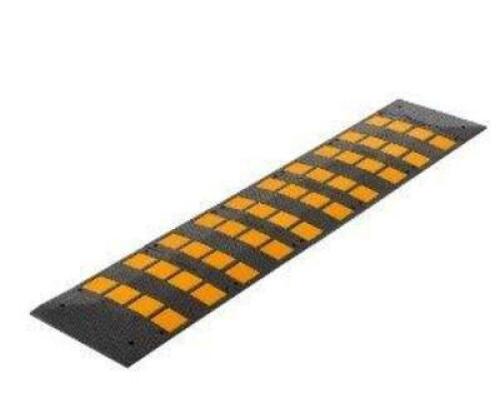 DESCRIPTION: (2) SPEED HUMP ENDS BRAND/MODEL: GUARDIAN #DH-SP-21-E SIZE: 2' RETAIL$: $50.00 EA QTY: 2