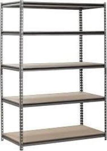 DESCRIPTION: (1) RIVETED STEEL SHELVING UNITBRAND/MODEL: EDSAL #60624INFORMATION: STEELSIZE: 24" D X 48" W X 72" HRETAIL$: $369.99 EAQTY: 1